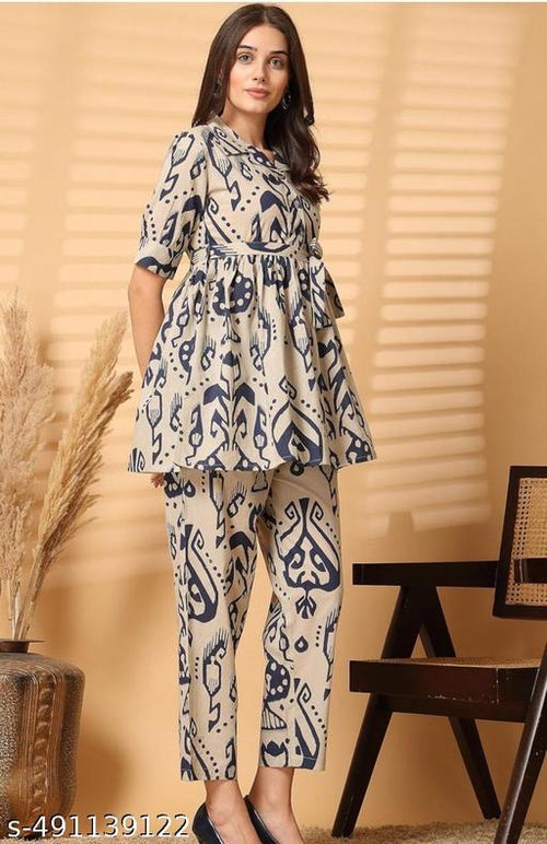Floral Cotton Co-ord Set